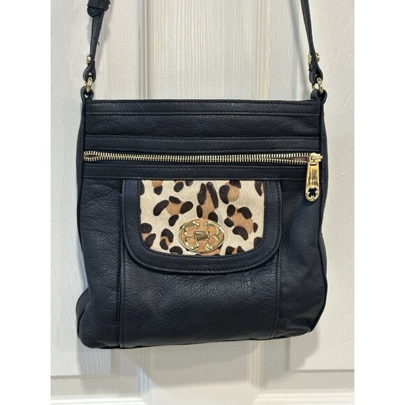 Emma Fox Black Leather Crossbody - Picture 6 of 10